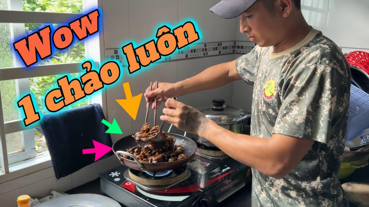 Dẫn aE đi săn về nấu món khìa nước cam 1 chảo quá ngon | Đảm Nguyễn