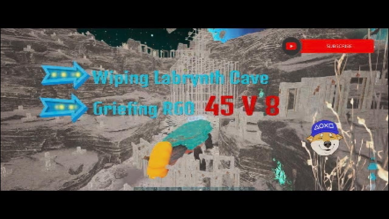 Online Wiping insiders/Meshers Labrynth Cave And PvPing RGO|Ark Offical PvP|PS5