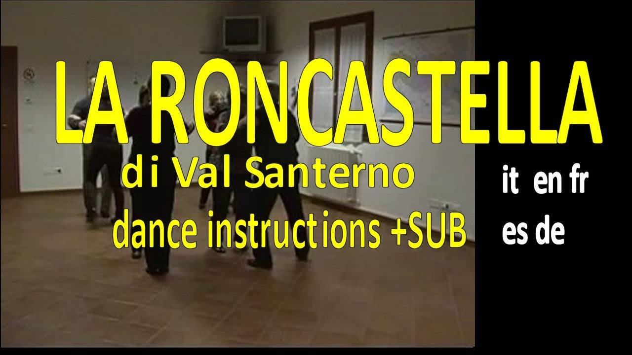 La Roncastella di val Santerno, danze trad italiane, istruzioni di danza