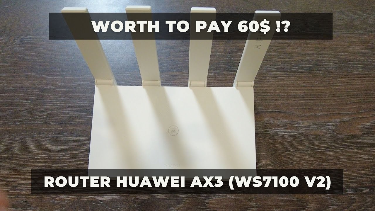 Huawei AX3 (WS7100 V2) Router - Unleash Lightning-Fast Wi-Fi!