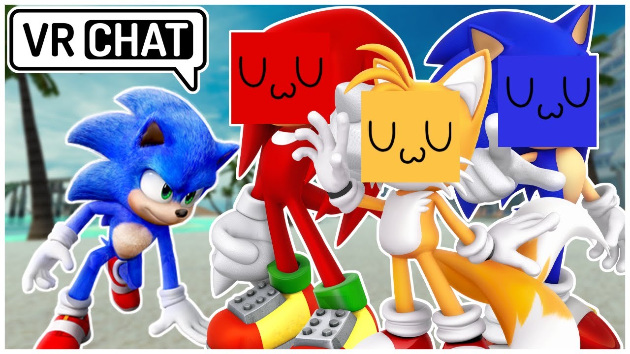 Movie Sonic Meets UwU Team Sonic - WHO'S THE FASTEST? (VR Chat)