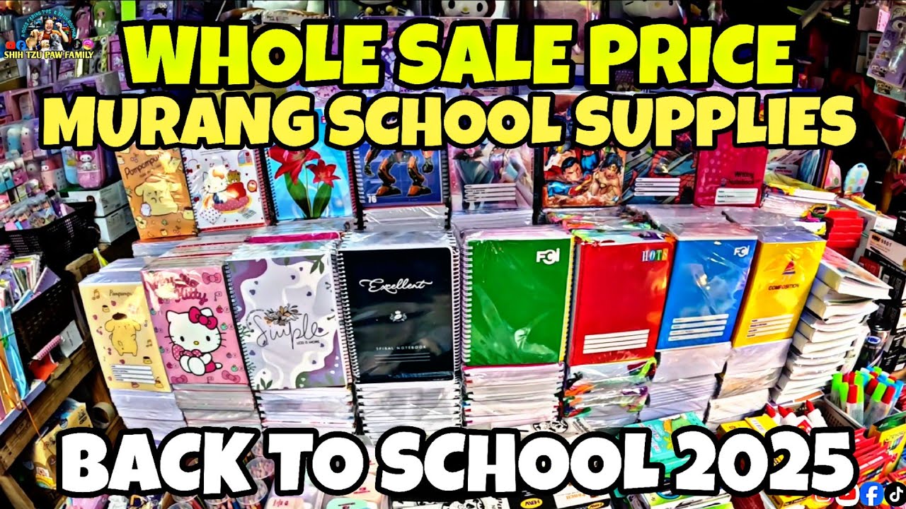 100 PESOS 10PCS NG NOTE BOOK! MURANG BILIHAN NG Mga School Supplies Sa DIVISORIA ?