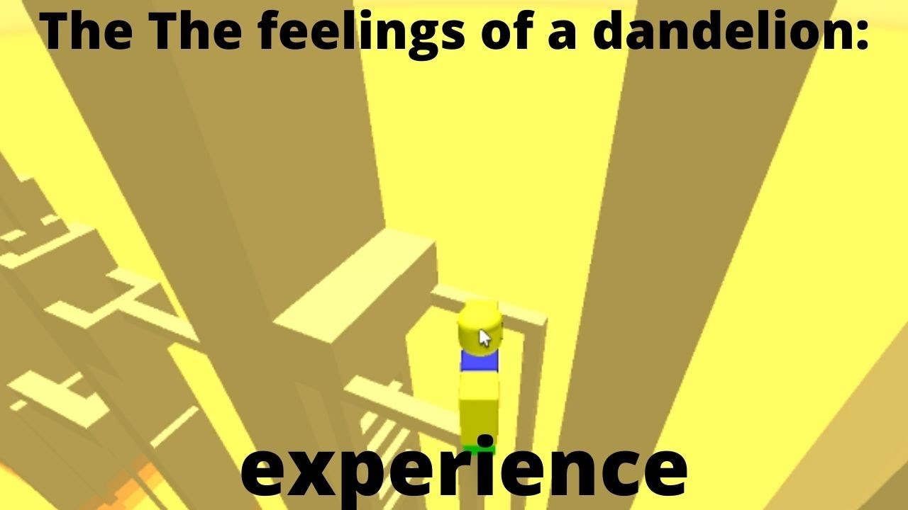The the feelings of a dandelion experience (pain)