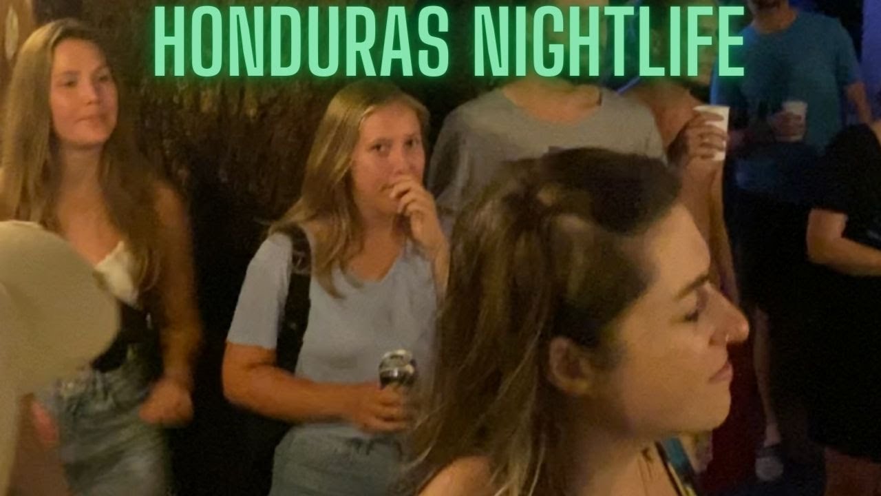 Honduras Utila Nightlife,