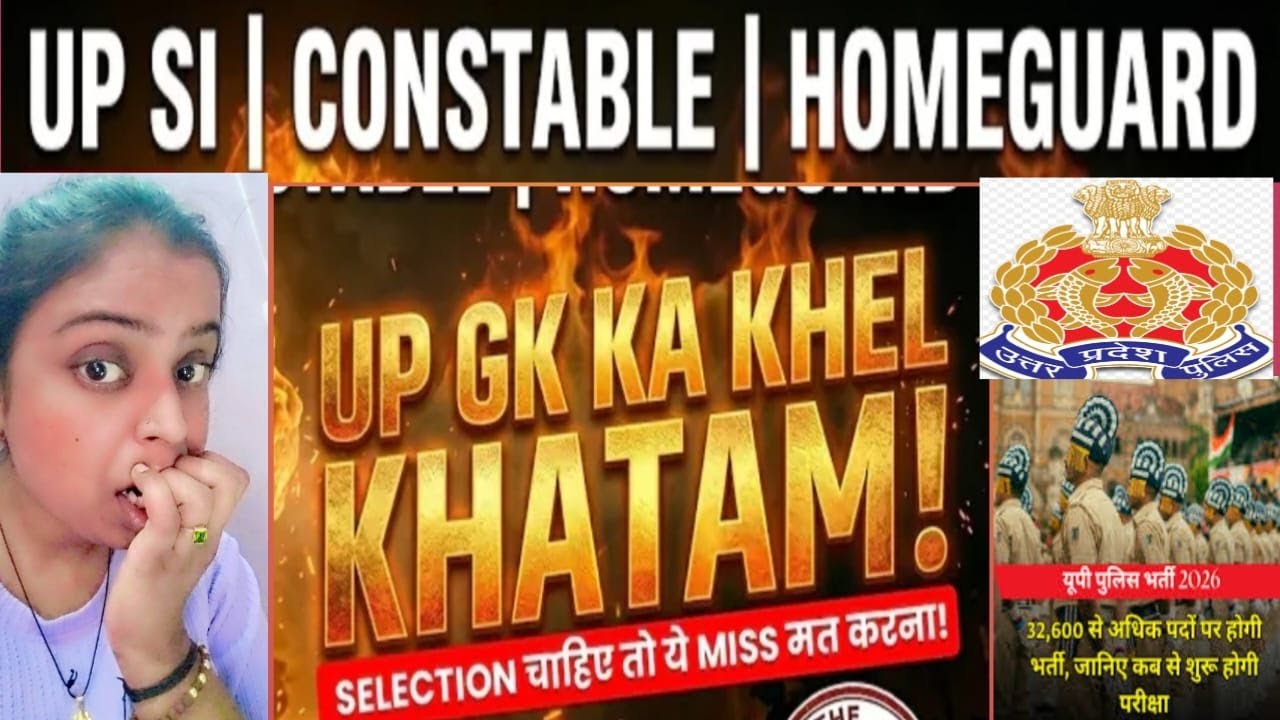 UP Police Constable Marathon Class 2026 | Maths + GK GS Marathon |  | By Niveshita