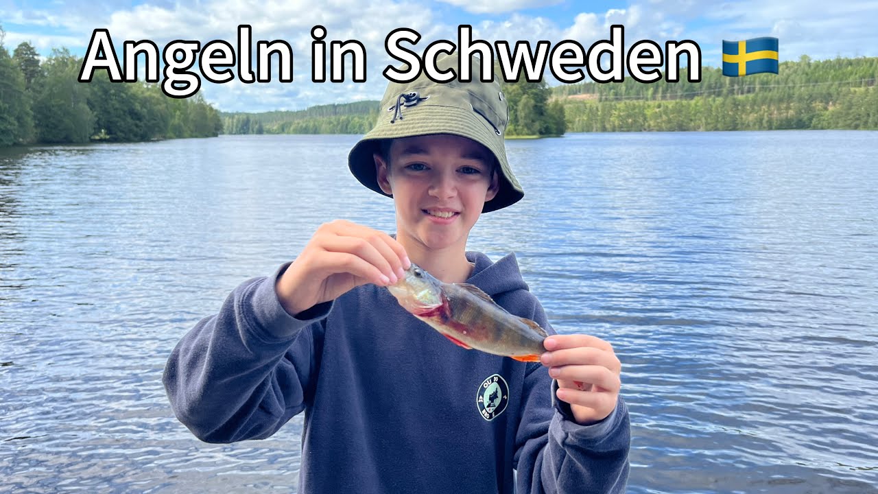 Wir angeln unsern ersten Fisch in Schweden 2025 🇸🇪🎣