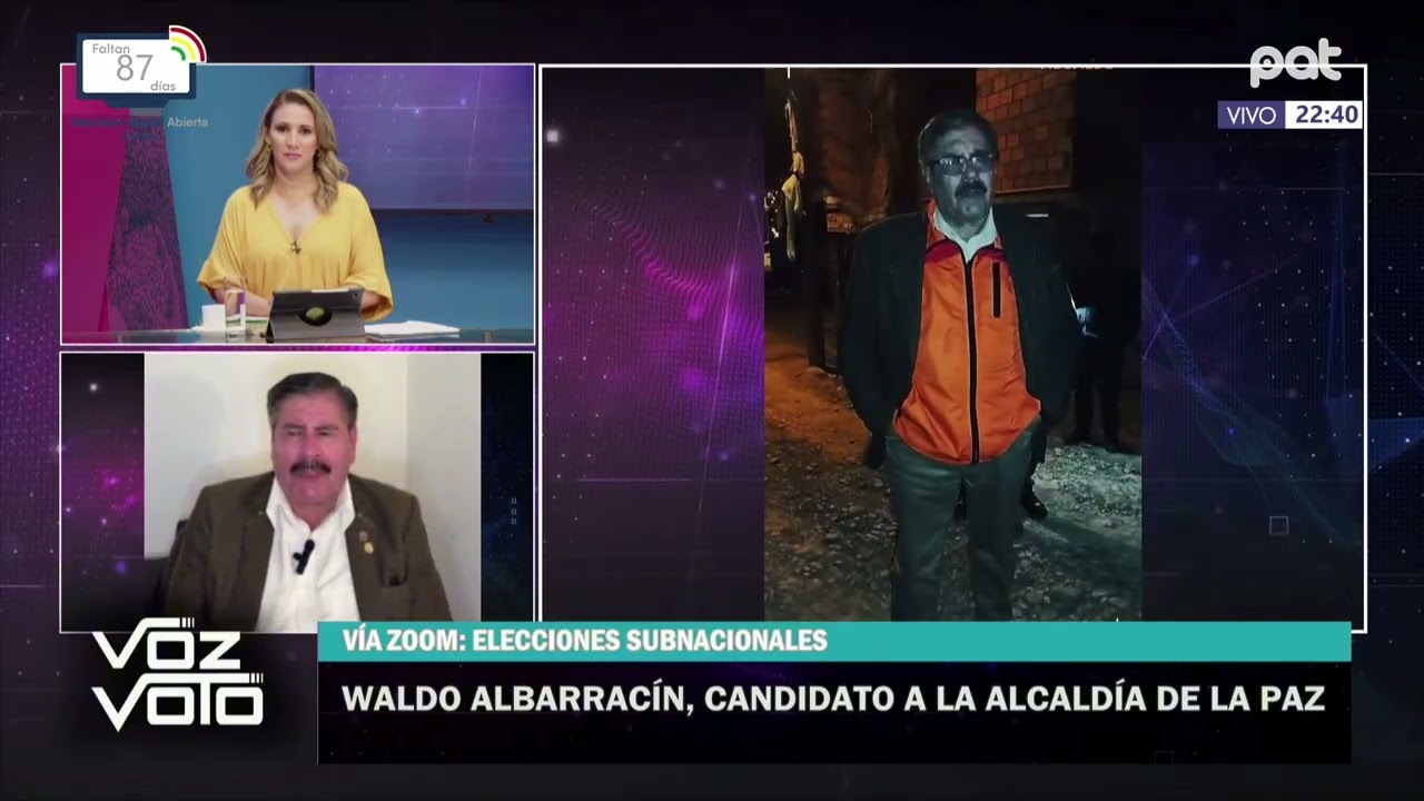 El candidato asegura que La Paz,  Waldo Albarracín