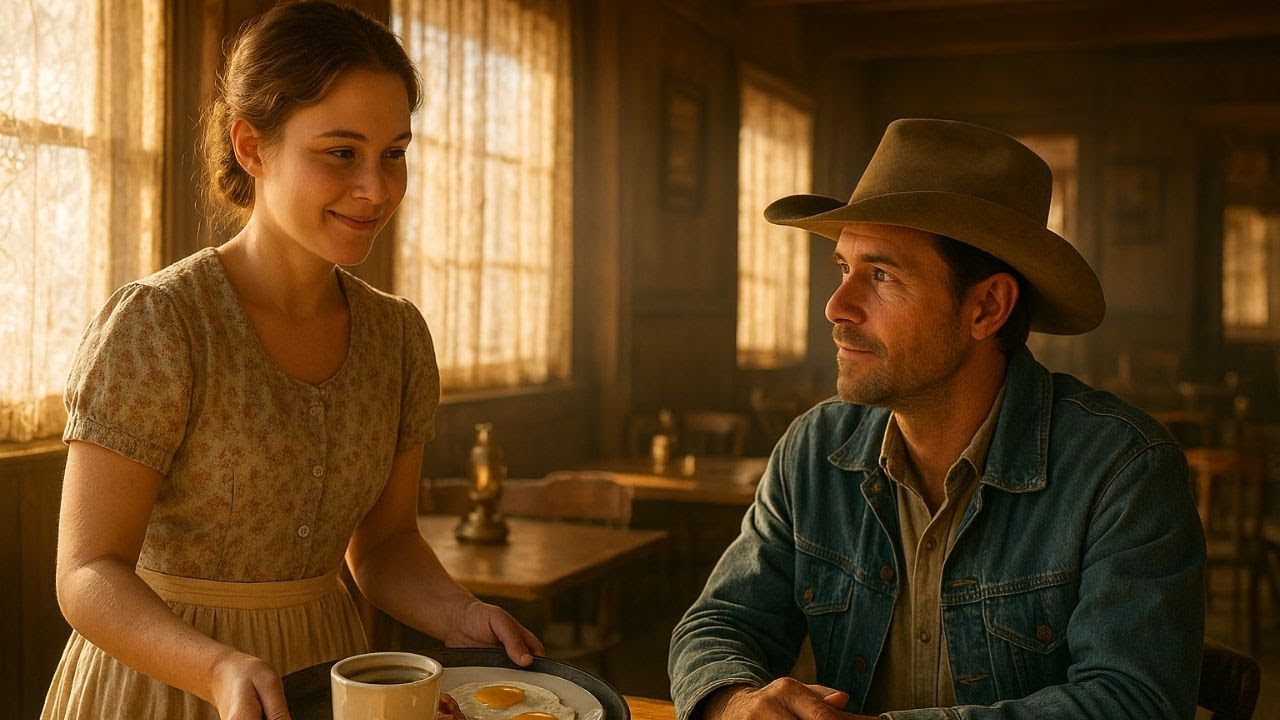 A Kind Saloon Girl Paid for an Old Drifter's Breakfast, Not Knowing He Owned Half the Territory