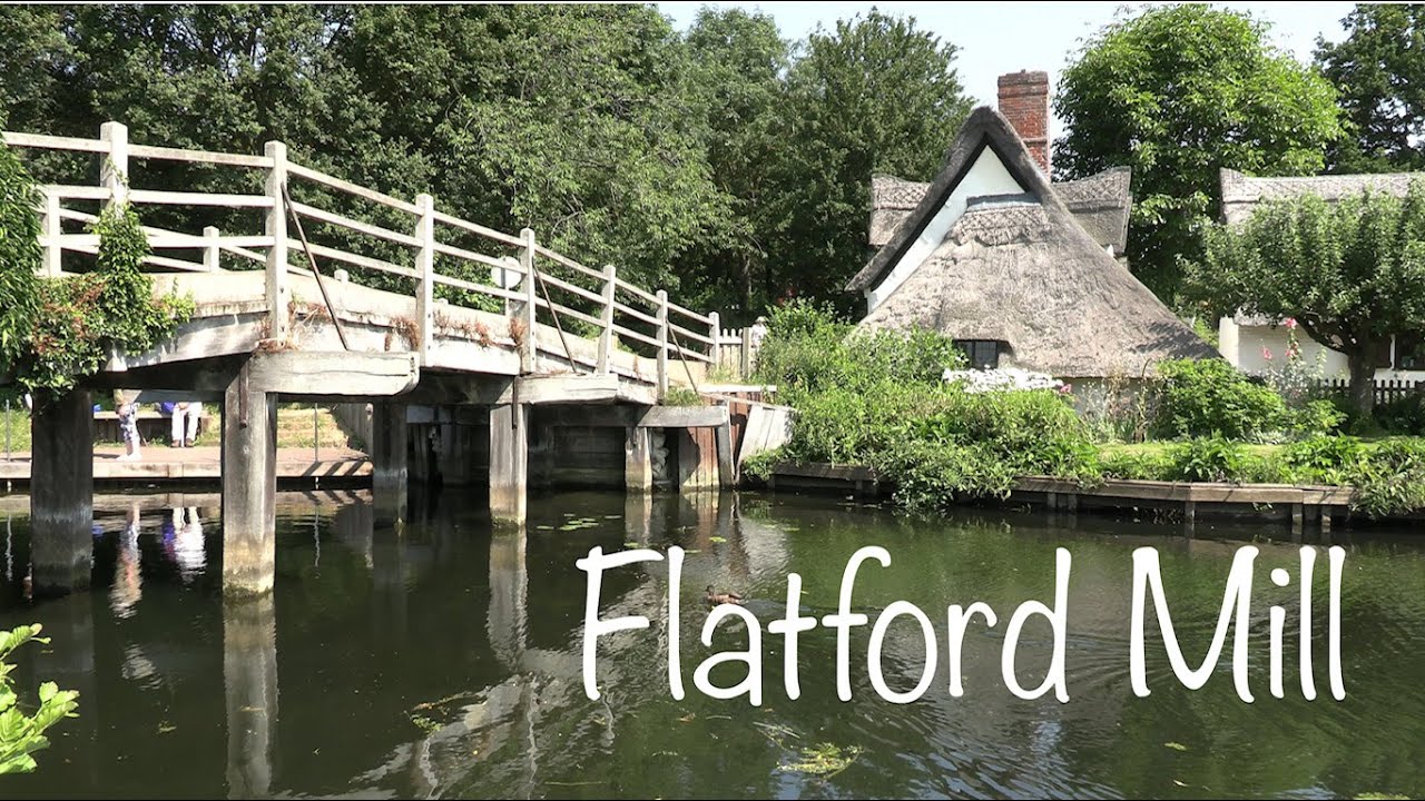 Flatford Mill, Dedham, Essex Suffolk border. National Trust.