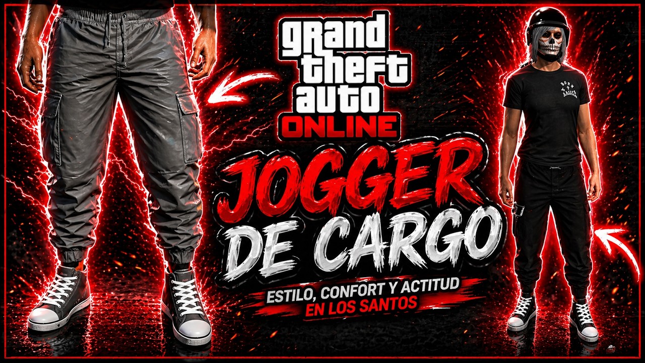 COMO CONVERTIR PANTALONES DE CARGO A JOGGER | SOLO SIN AYUDA | JOGGER BLANCOS | GTA 5 ONLINE 