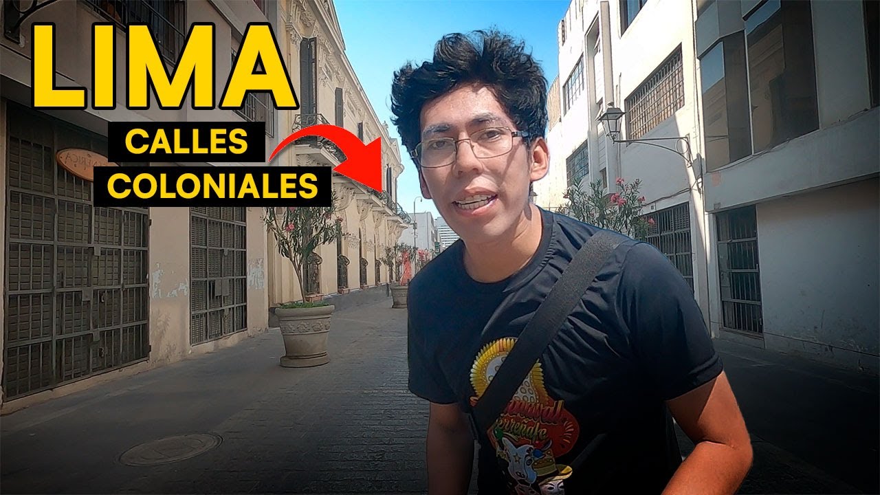 RECORR&Iacute; POR LAS CALLES ANTIGUAS DE LIMA, un poco de HISTORIA 🇵🇪 | Brayan CHUL