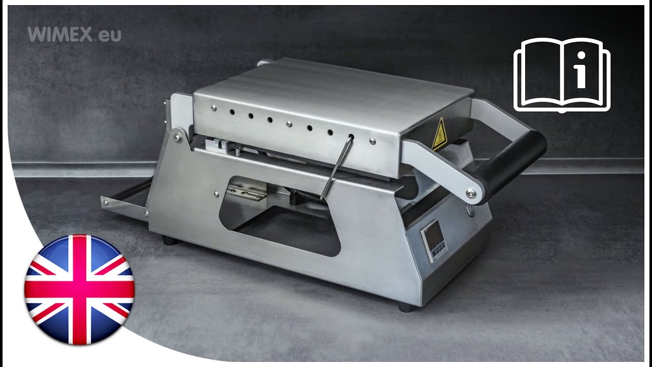 Ready-meal TRAY SEALER - instruction manual | EN