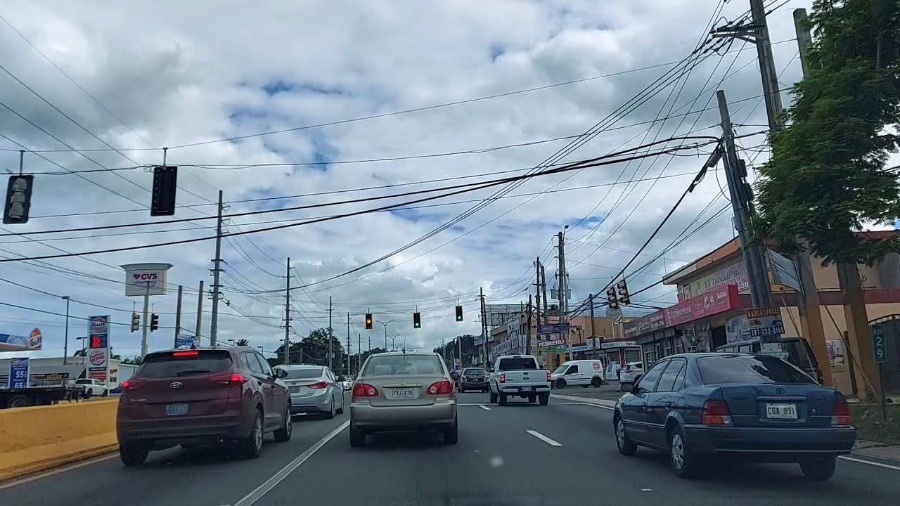 Ruta 2 desde Vega Alta a Bayamon,Puerto Rico