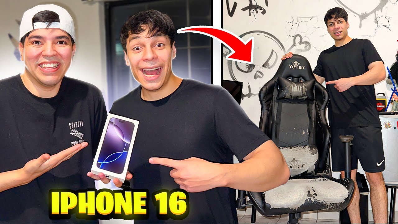LE REGALÉ EL IPHONE 16 PRO MAX A MI EDITOR Y VISITÉ SU CASA EN JUÁREZ - Yair17