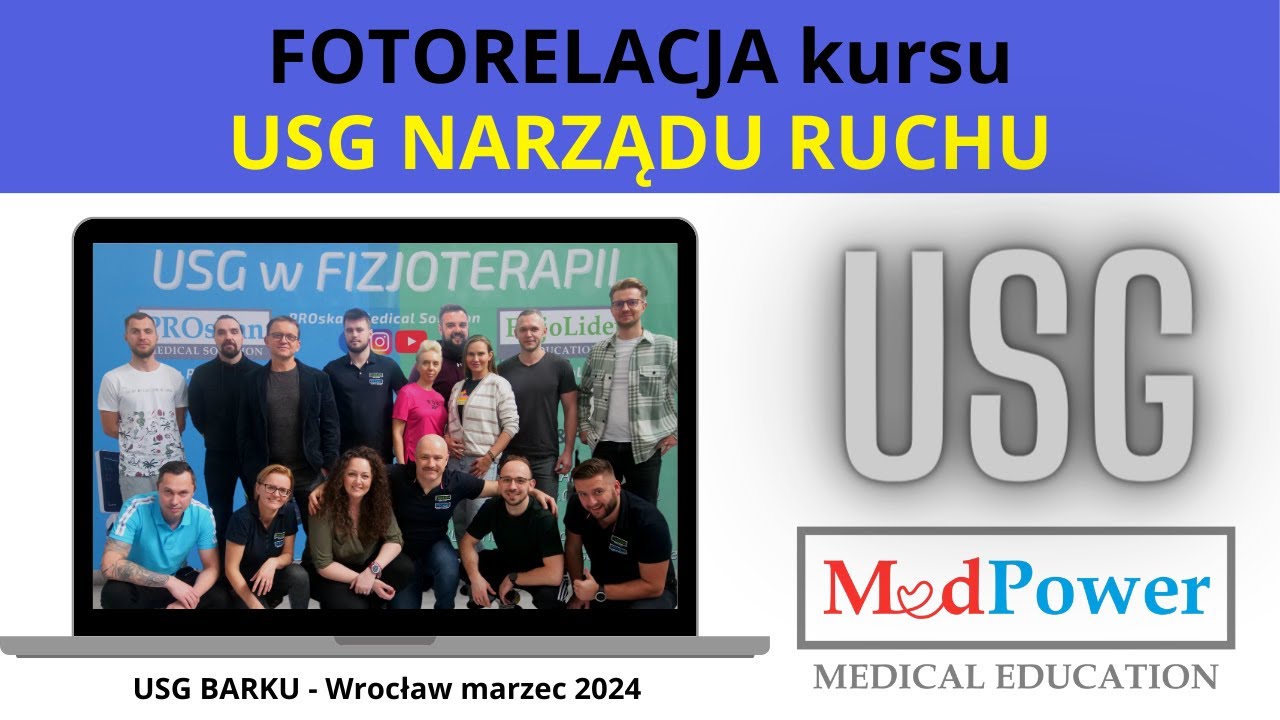 Kurs USG barku dla fizjoterapeutów z NAGRANIEM LIVE