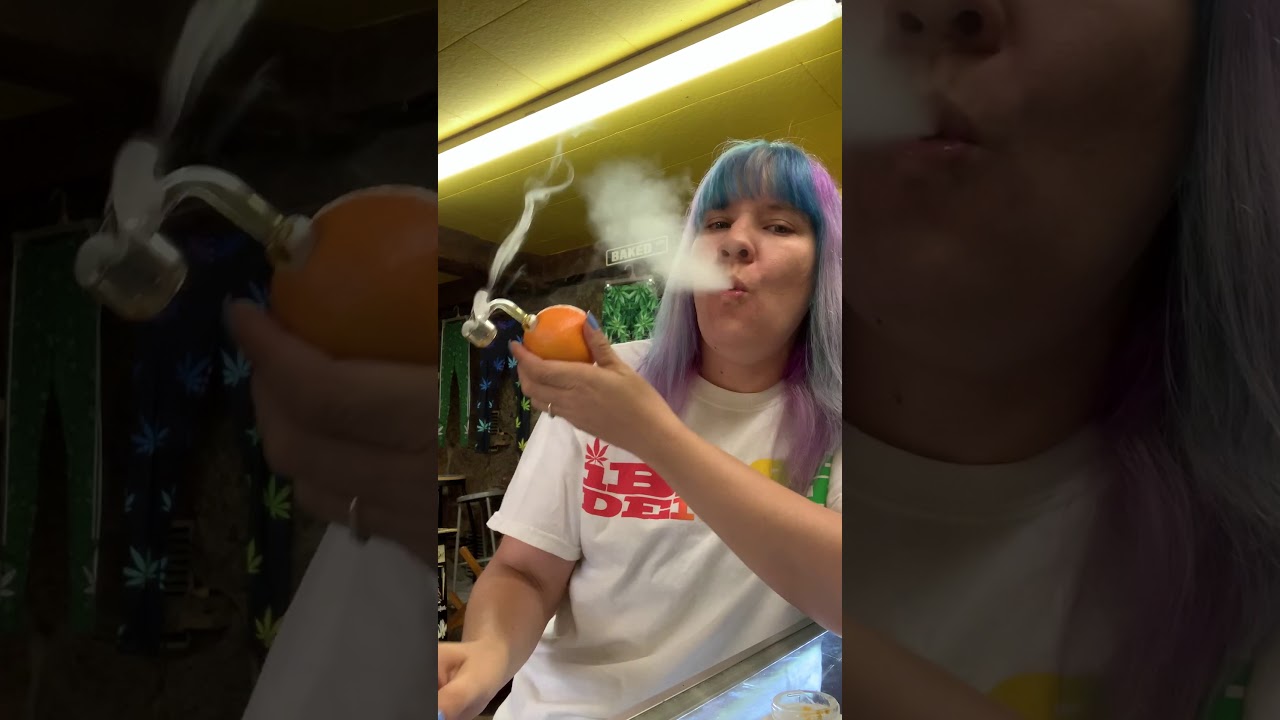 Fruit Fun! Orange Dab Rig!