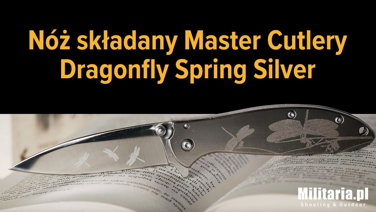 N&oacute;ż składany EDC | Dragonfly Spring Silver Master Cutlery | Sklep Militaria.pl