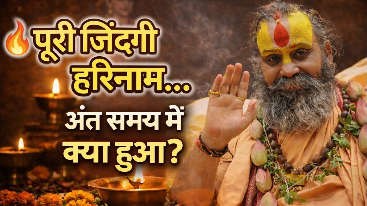 पूरी ज़िंदगी नाम जप करने वाले बाबा की अंतिम गति कैसी हुई? | Rajendra Das Ji Maharaj Pravachan