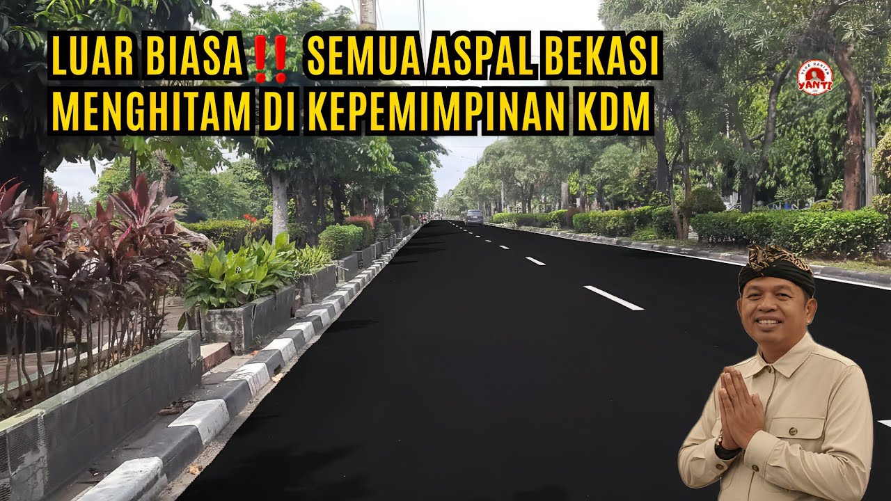 LUAR BIASA‼️SEMUA ASPAL BEKASI MENGHITAM DI KEPEMIMPINAN KDM