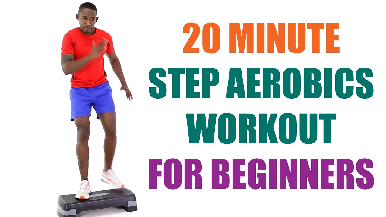 20 Minute Beginner Step Aerobics Workout/ Steps Workout for Weight Loss