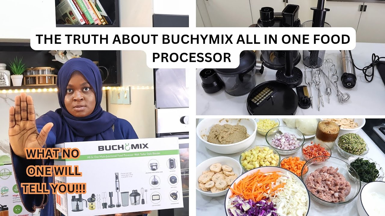 ALL IN ONE FOOD PROCESSOR: A COMPLETE DEMONSTRATION AND REVIEW OF BUCHYMIX FOOD PROCESSOR 