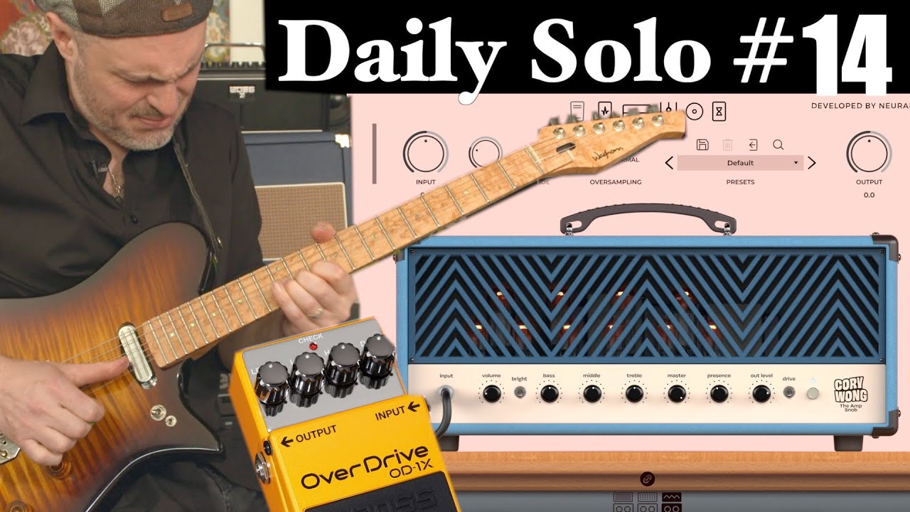 Cory Wong Archetype with Boss OD-1x
