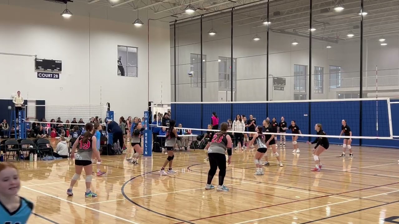 MKE Freeze #1: MVP 12 Blue vs Burl Elite 12 Orange, Set#2 MVP(25) Burl (16)