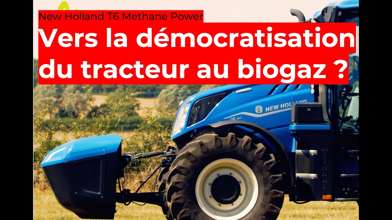 New Holland T6 Methane Power : le tracteur au biogaz se démocratise