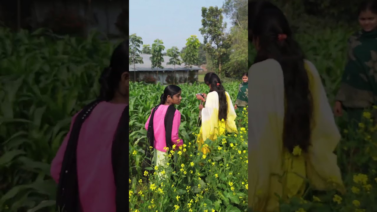 Gaon Ki Shaanti ✨  First Drone Fly || DJI Mini 3 Drone || Drone shorts 