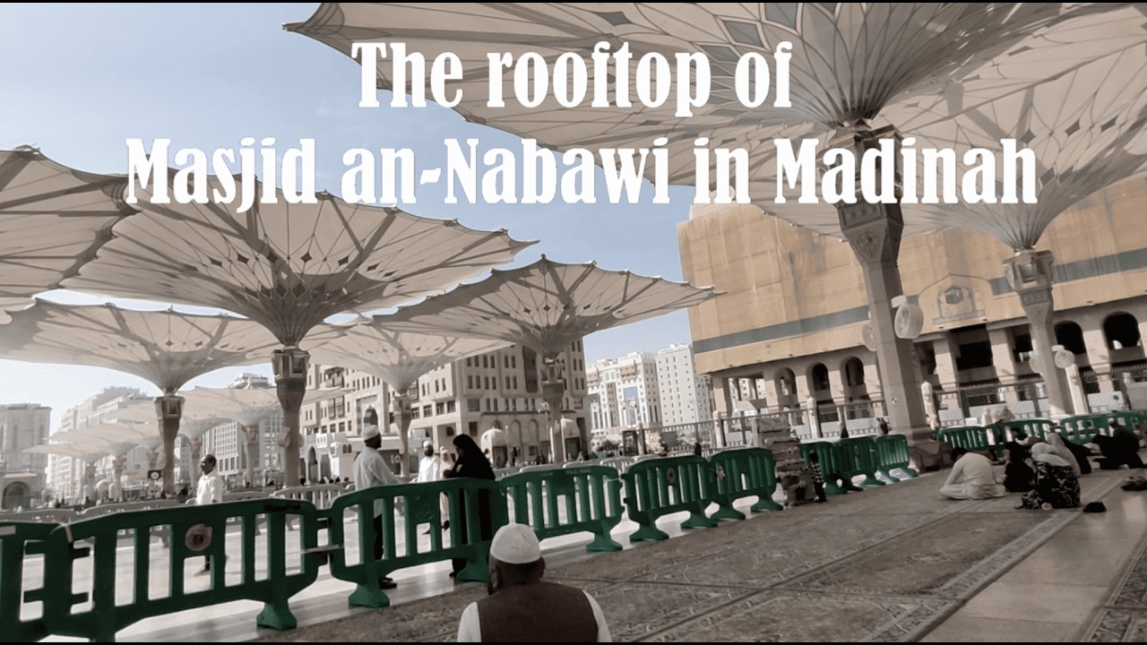 The Rooftop Of Masjid Nabawi, Madinah