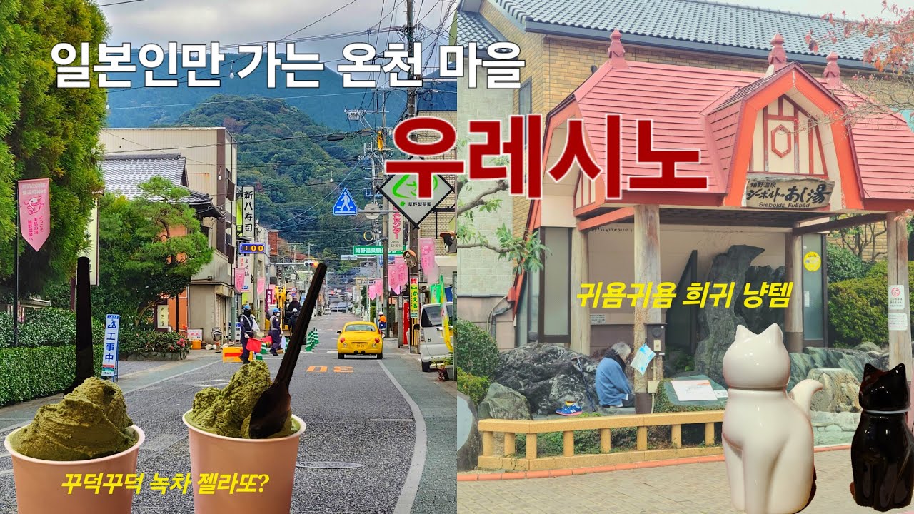 [이고제이] 🇯🇵 일본 우레시노 온천 여행 (대정옥, 두부식당, 기념품, 불교 사찰, 녹차 젤라또)