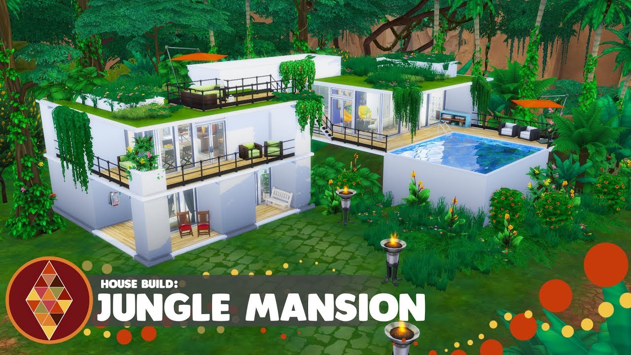 Jungle Mansion - The Sims 4 - House Build | HD