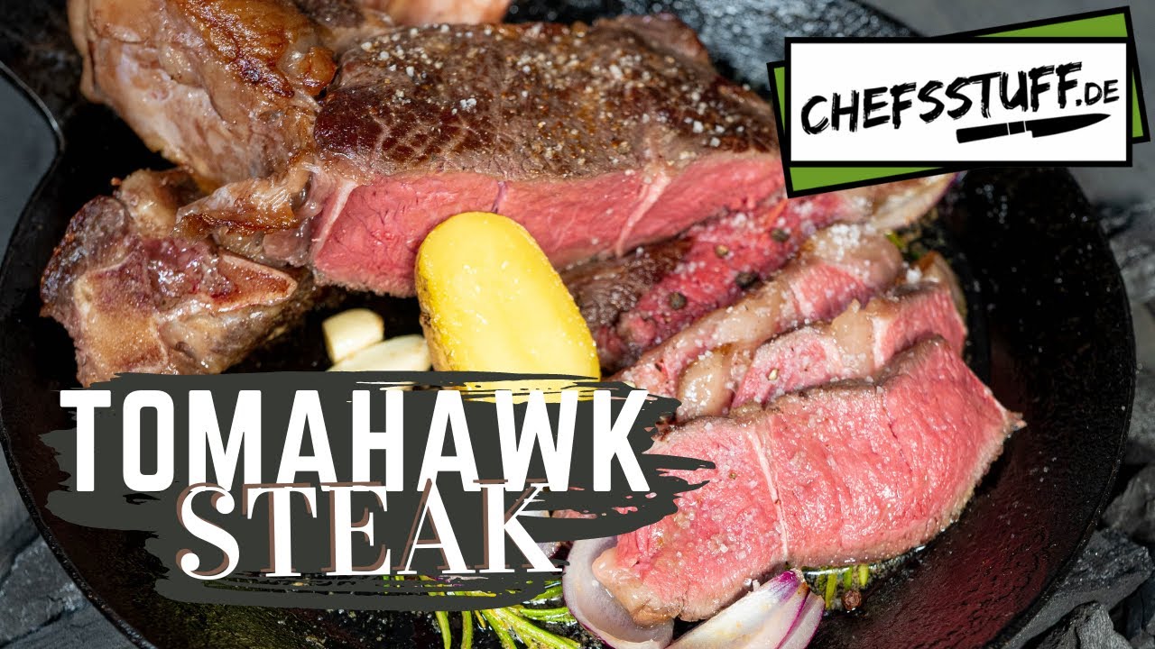 TOMAHAWK STEAK 🥩 perfekt Medium rückwärts gegart mit Sous Vide