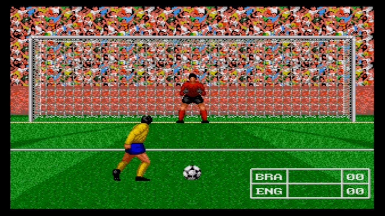 World Championship Soccer for the Sega Genesis - Brazil World Cup run ended with a loss to England 😭