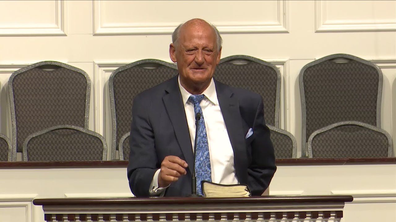 Dr. Jack Trieber preaching 