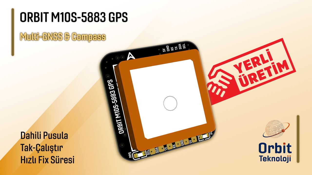 ORBIT M10S-5883 GPS Modülü Prototip Üretim Süreci #milliteknolojihamlesi #teknofest #gps #drone #diy