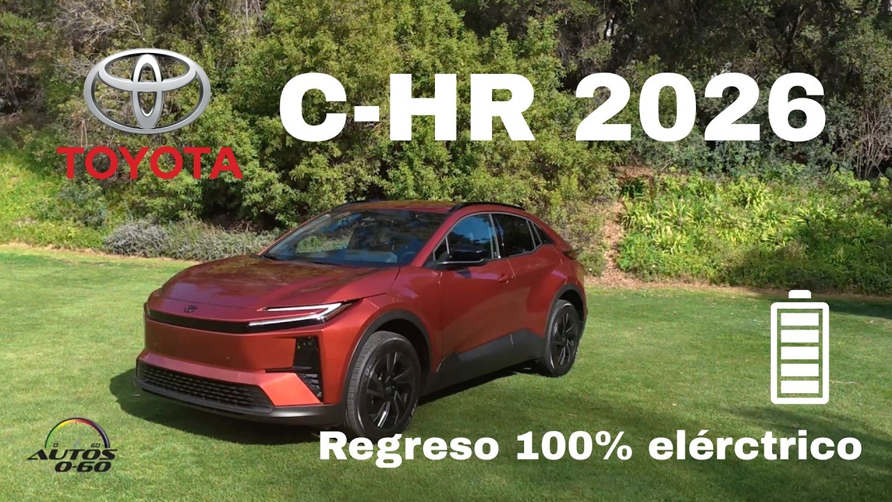 ⚡ Toyota C-HR 2026: el regreso eléctrico a Estados Unidos — especificaciones, competencia