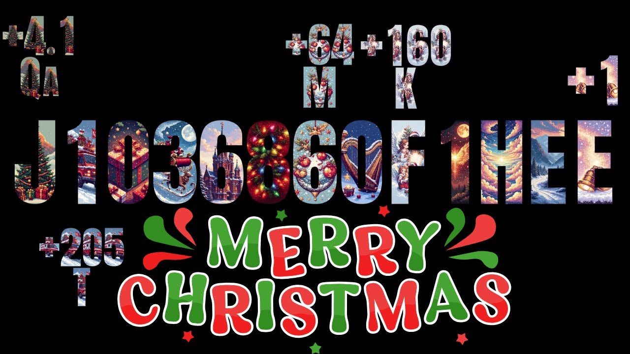 0 to 6.71 Decillion in Vigesimal with Sound Effects (Christmas 2025 Edition)