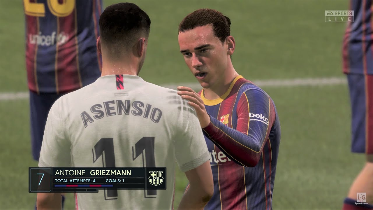 FIFA 21 - FC Barcelona vs Real Madrid (1080p60fps)