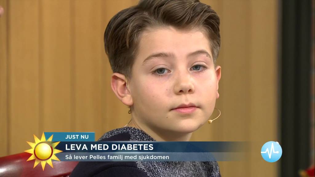 Pelle 11 år lever med diabetes - Nyhetsmorgon (TV4)