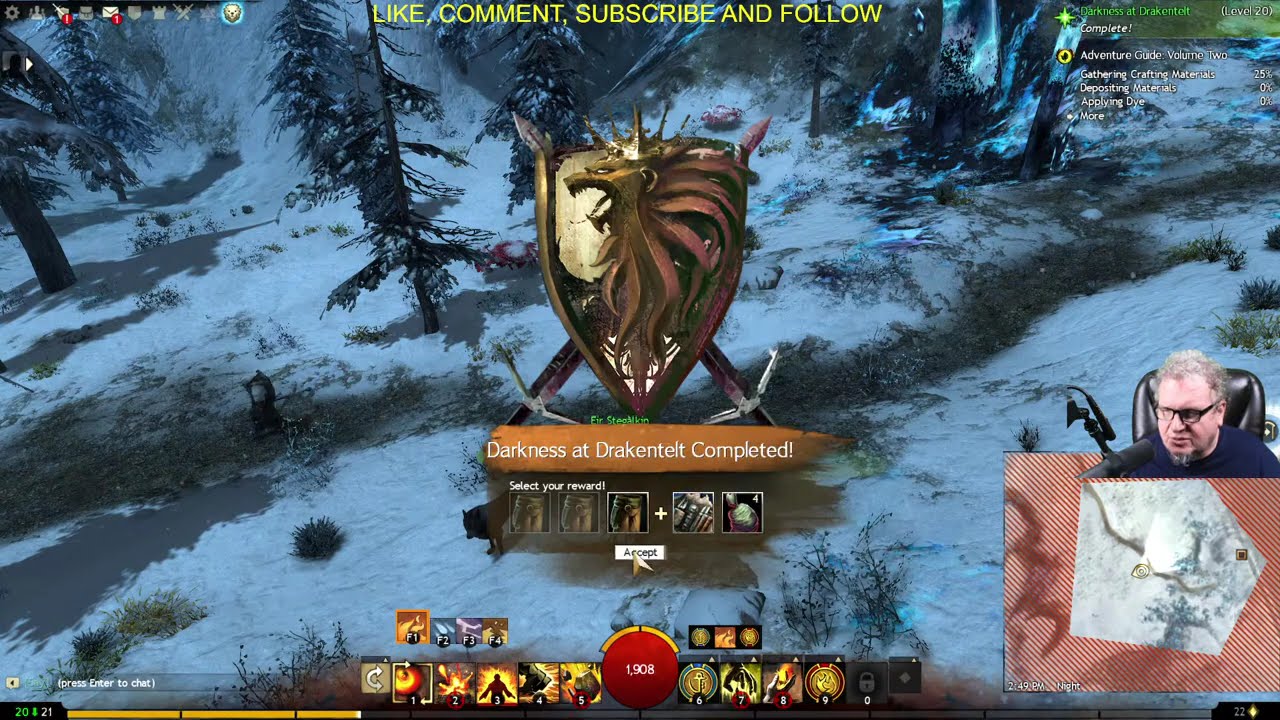 (M) Guild Wars 2 Leveling up my character today.