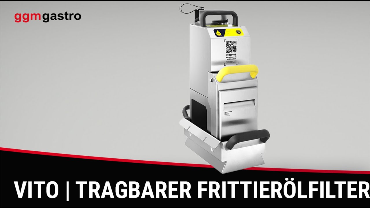 FOFTV30 - VITO | Tragbarer Frittierölfilter - GGM Gastro