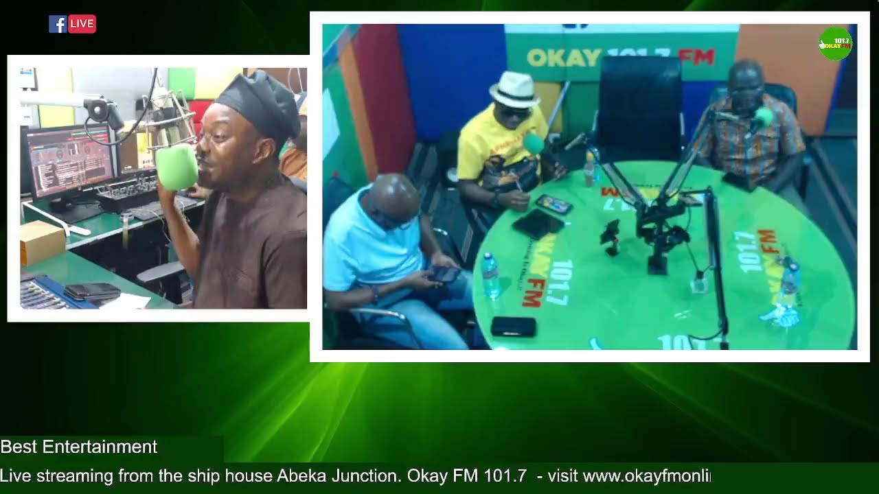 Best Entertainment Show With HALIFAX ANSAH-ADDO  On Okay 101.7 Fm (20/02/2026)