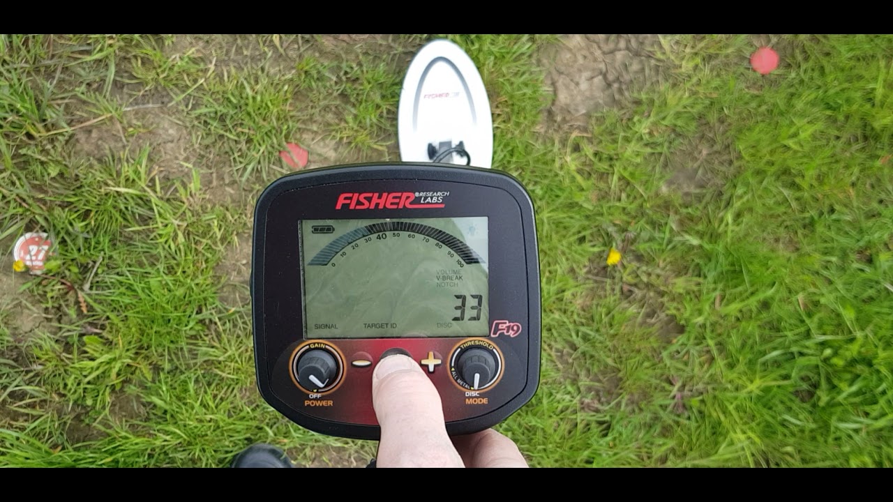 Cele maskowane żelazem fisher f19 cewka 10/5