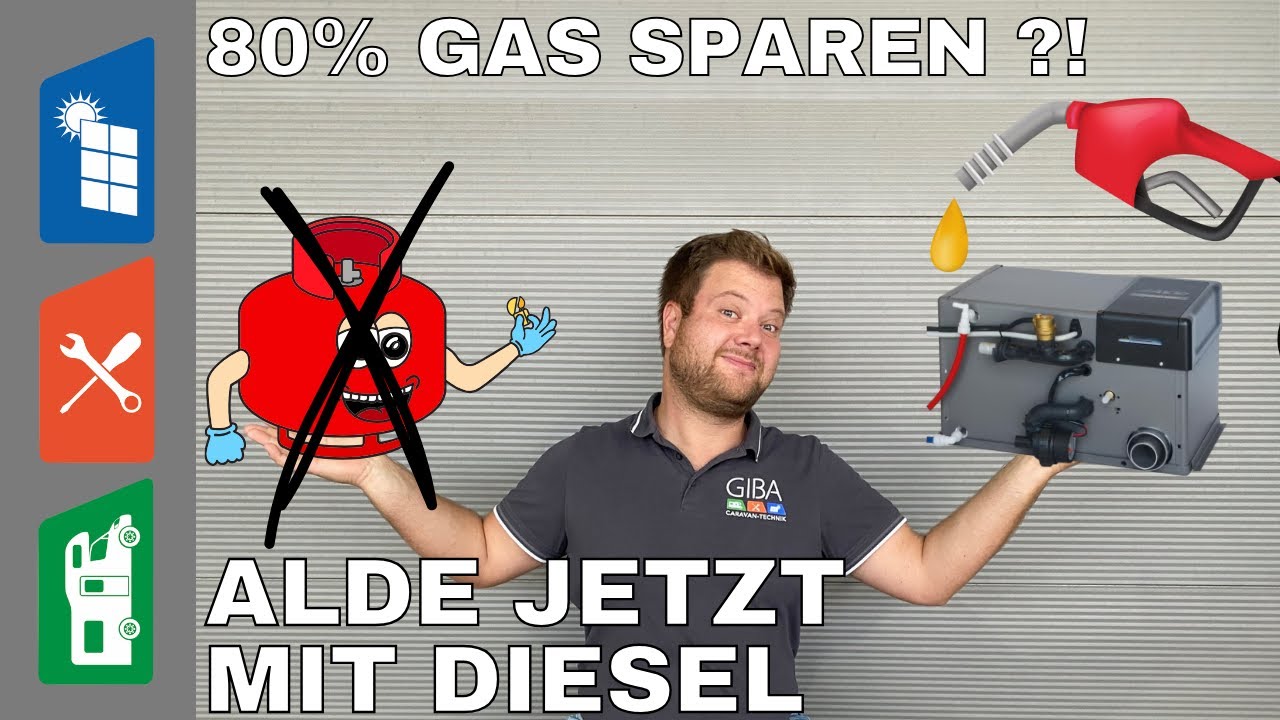ALDE Heizung mit DIESEL im Wohnmobil - 80% Gas SPAREN