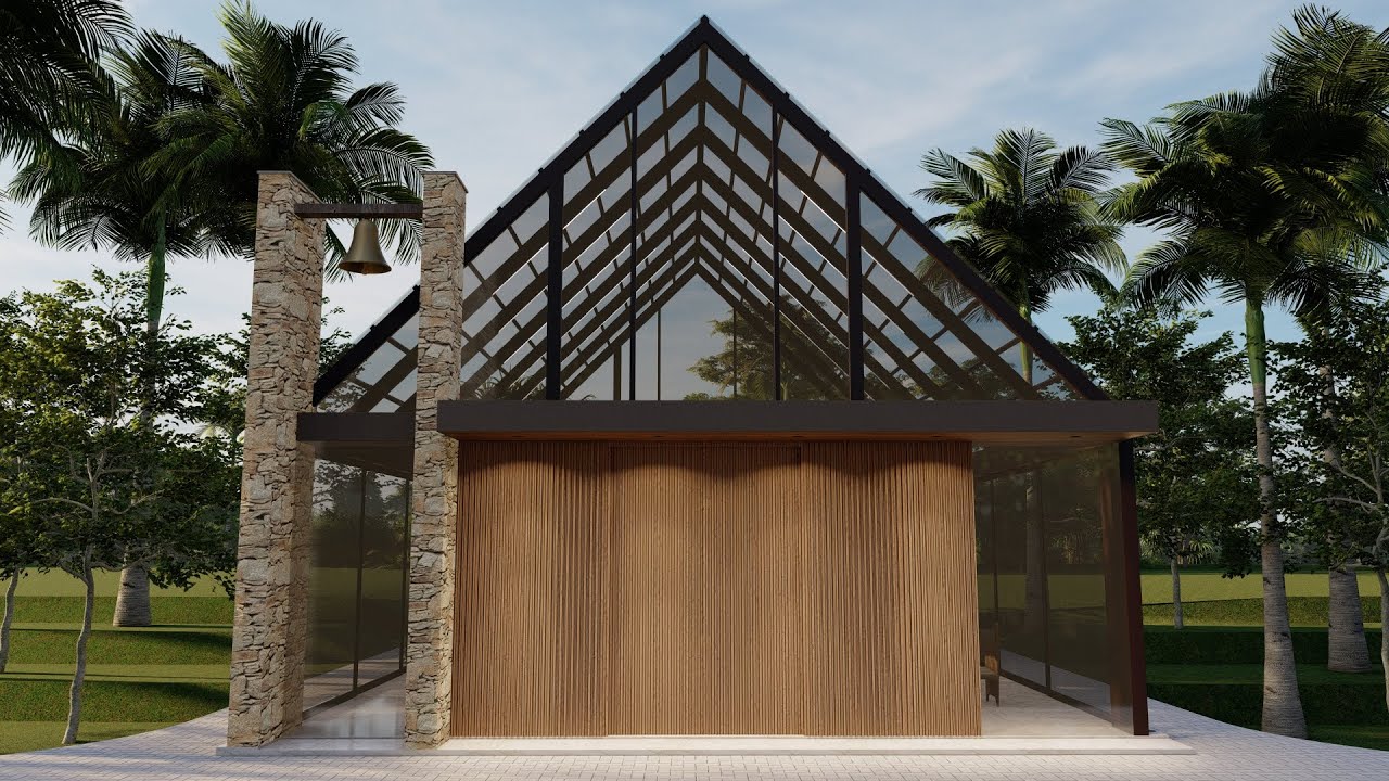 Capela de vidro - Projeto Arquitetônico -  Arquitetura 4You