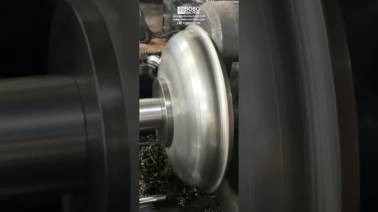 Dish Head Spinning Process+CNC Metal Stainless Steel Oil Bulk Tank Dish Head Spinning Machine Lathe