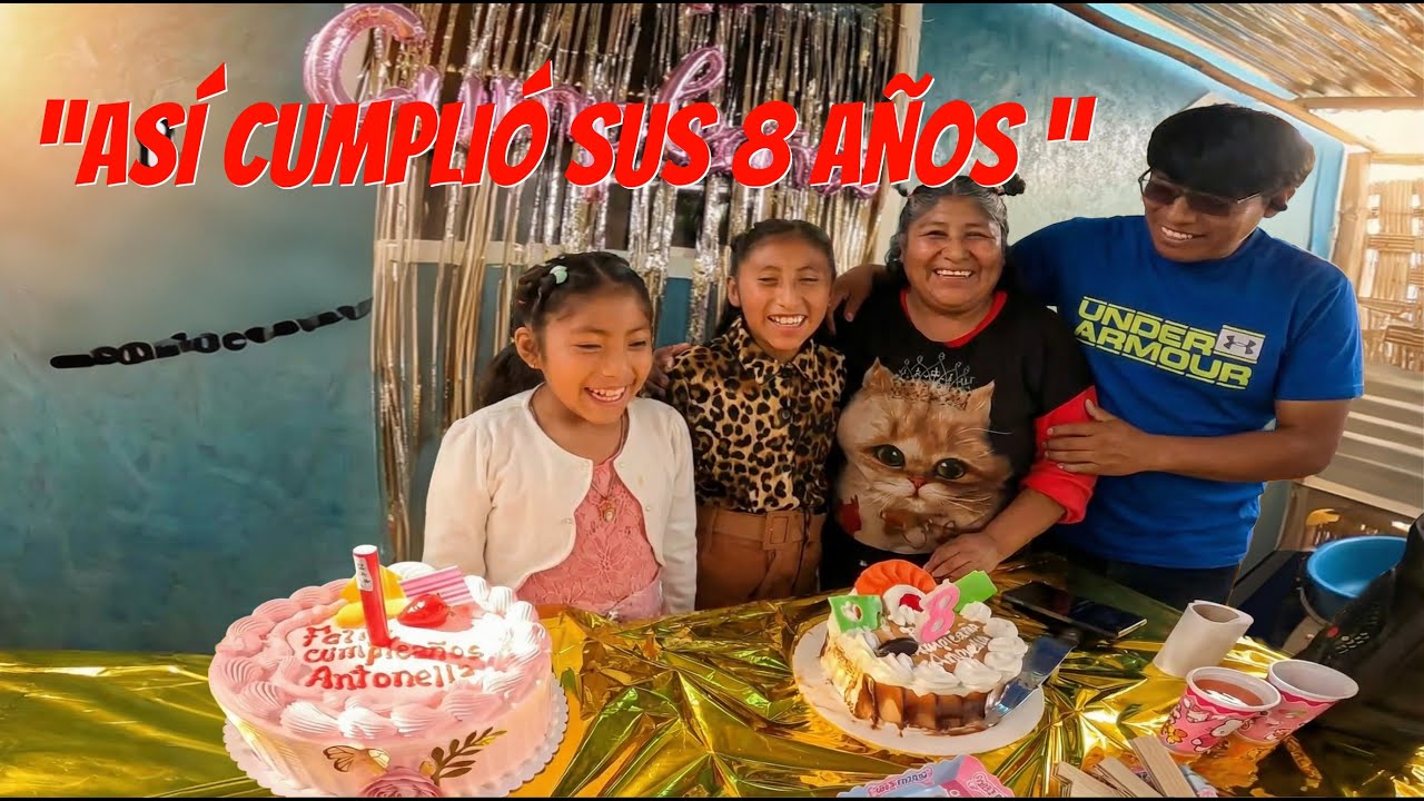 Celebramos el CUMPLEAÑOS de ANTONELLA La nieta de la abuelita MARTHA