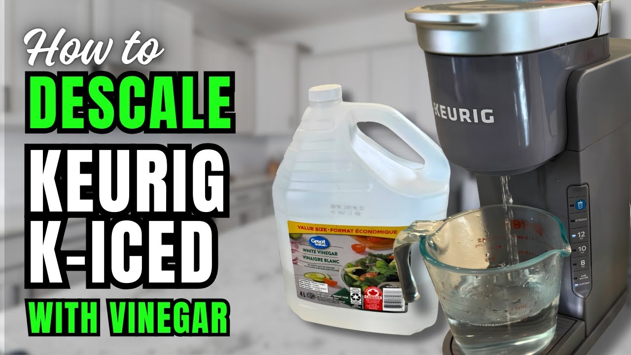 Как удалить накипь из кофеварки Keurig K-Iced с помощью уксуса