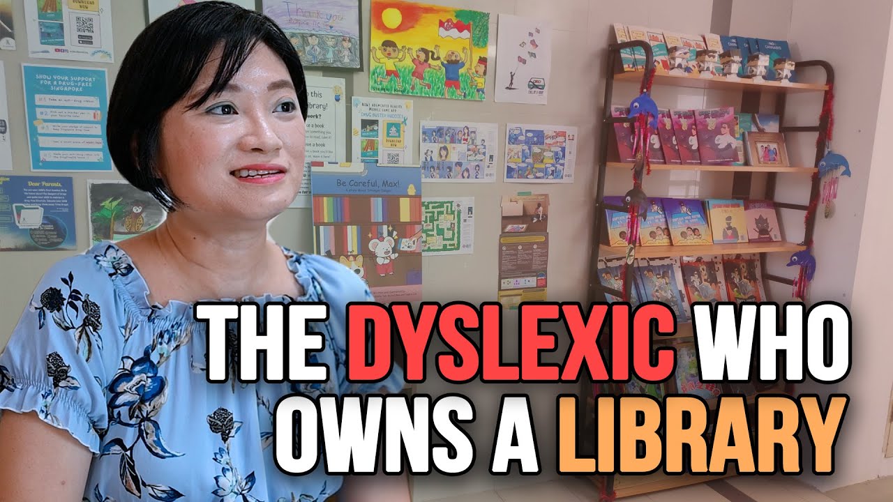 The dyslexic who owns a library